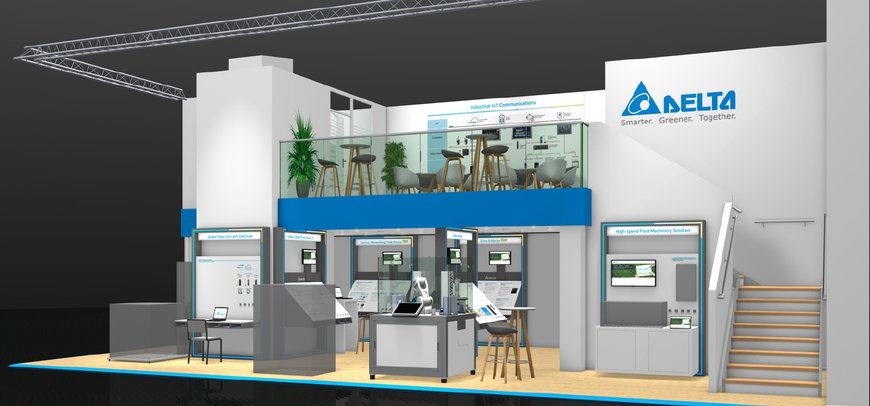 Delta Presents its Smart Energy-Efficient and Fully-Integrated Hardware & Software Solutions for IIoT at SPS Nuremberg 2022 